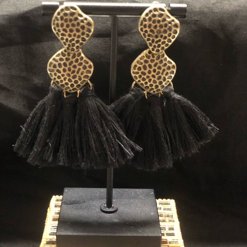 3/ $30 Bronze & Black Fringe - Picture 2 of 5